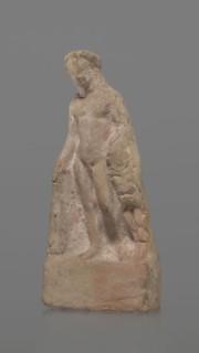 Terracotta figurine of Heracles, terracotta, figurines of nude men, Heracles mythology, Greek