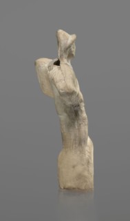 Terracotta gladiator figurine, unknown Southern Italian workshop, terracotta, male figurines.