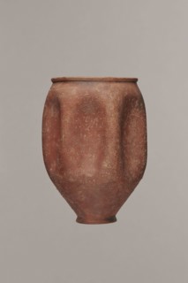 Rippled beaker miniature version, unknown Germanic workshop from Cologne?, hard-fired clay,