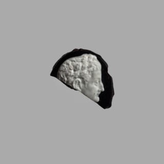 Cameo with a representation of the head of Tiberius in an oak wreath, unknown Italian workshop;