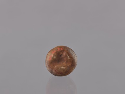 Water vessel for diluting ink, Japanese, Edo 1603–1868, ceramics; small hand-formed unglazed clay