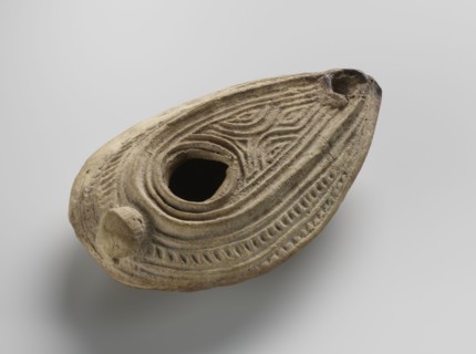 Oil lamp, Islamic art, Arabic culture, household ceramics, Arabic pottery, oil lamp, geometric