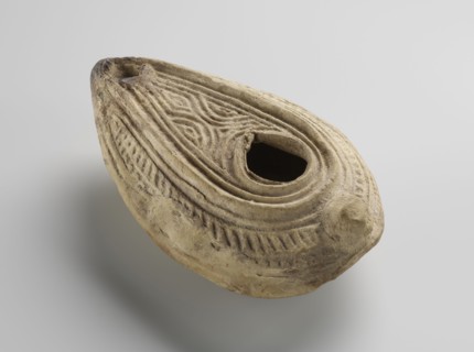 Oil lamp, Islamic art, Arabic culture, household ceramics, Arabic pottery, oil lamp, geometric