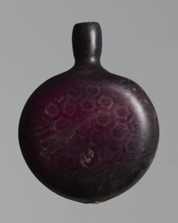 Pilgrim's bottle, Islamic/Arabic, Ayyubid dynasty 12th–13th century, Syria/Egypt/Middle East