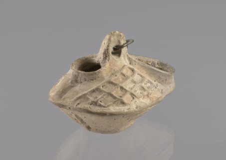 Lamp, repossession Zabkowice Slaskie, Egypt, Coptic art, antiquity, oil lamp, Middle Ages. Oval
