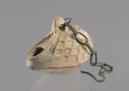 Lamp, repossession Zabkowice Slaskie, Egypt, Coptic art, antiquity, oil lamps, Middle Ages. Oval