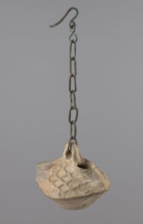 Lamp, repossession Zabkowice Slaskie, Egypt, Coptic art, antiquity, oil lamps, Middle Ages. Oval