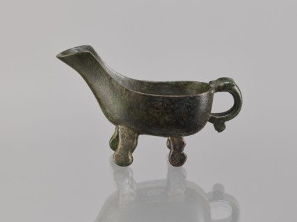 Yi-type vessel, Chinese, Chinese art, ceremonial/ritual vessel, Qing dynasty 1644–1911, 19th