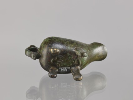 Yi-type vessel, Chinese culture, Chinese art, ceremonial ritual vessel, Qing dynasty 1644–1911,