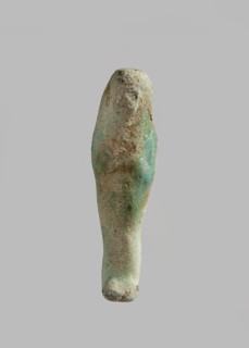 Ushabti, Mass-produced ushabti figurine with very schematic shapes, with a barely marked face and