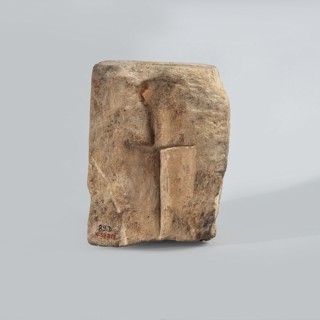 Hexagonal matrix for imprinting terracotta decorations, 1st–3rd century; Roman period, Tell Atrib,