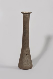 Bottle; maker, gift; 1st century BC–1st century; Egypt; vessel, A tall, narrow vase with a flared