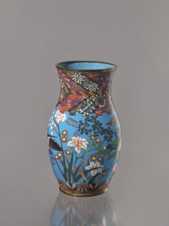 Vase, doves, flowers iconography, Japanese art, Japanese culture, Choynowski, Józef 1833-ca 1915,