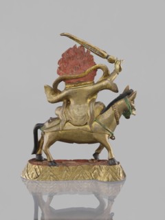 Palden Lhamo;, Tibetan Buddhist sculpture; 19th century; materials unspecified; depiction features