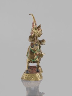 Palden Lhamo; unknown creator; Tibetan Buddhist art figurine; dharmapala iconography depicting