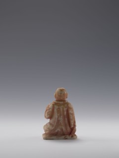 Sage, unknown sculptor; figurine of a bonza priest; 19th century, China Qing dynasty, 1644–1911;