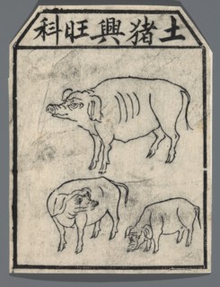 Department of Deities - Guardians of Pigs, unknown artist, guardian deities iconography, Chinese,