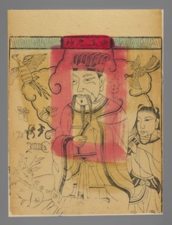 Deity — guardian of insects; nianhua New Year's picture, graphic print; early 20th century;