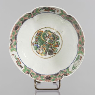 Bowl, ceramics, figural scenes, knightly scenes, Chinese art, Chinese culture, colored porcelain,