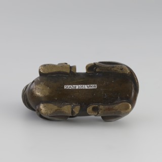 Paperweight — heavenly horse; maker, Chinese; Qing dynasty 1644–1911; 19th century; ceramic/painted