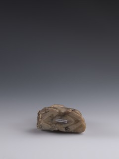 Luohan on a lion;, arhat iconography; lion iconography; figurine; Chinese art; Chinese culture;