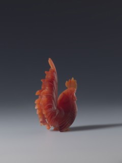 Rooster; maker, sculptor; gift; Chinese art; Chinese culture; Qing dynasty 1644–1911; figurine of a