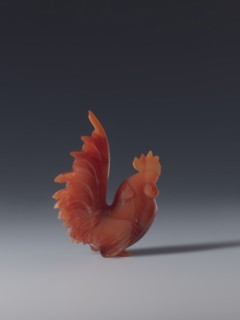 Rooster; sculptor, Chinese; Qing dynasty 1644–1911; 18th–19th century; figurine of a rooster;