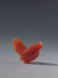 Hen, unknown creator sculptor, Chinese, Qing 1644–1911, 18th–19th century, figurine of a hen,