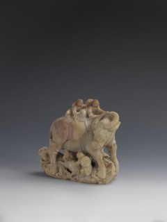 Buffalo with calves and shepherds, purchase, Buffaloes; Chinese art; figurines; Chinese culture;