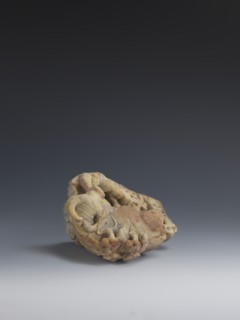 Buffalo with calves and shepherds, sculpted from decorative Fushan Mountains Zhejiang stone