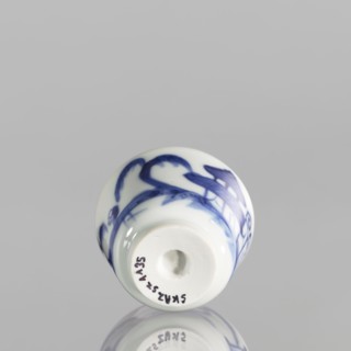 Bowl, ceramics, blue-and-white porcelain, Qing 1644–1911, China, 19th century. Porcelain vessel