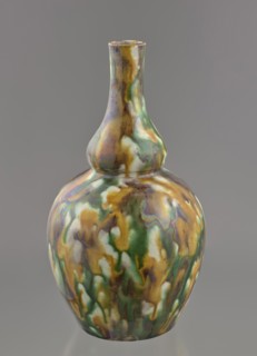 Gourd-shaped vase, Chinese art, Chinese, Qing dynasty 1644–1911, 18th century, China; vessel;