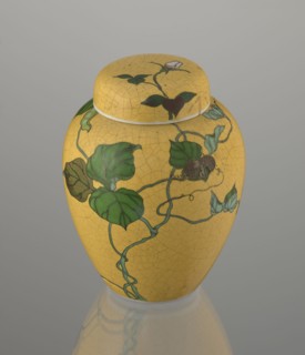 Ginger vessel with lid, Nagoya Shippô Kaisha 1871–1890. Japanese, Meiji period c. 1870–1880.