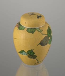 Ginger vessel with lid, Nagoya Shippô Kaisha 1871–1890. Japanese, Meiji period c. 1870–1880.
