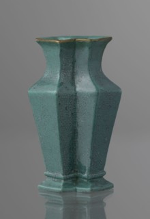 Vase, Qing style, ceramics, Chinese, Qing dynasty 1644–1911, 19th century, China; vessel; height 11