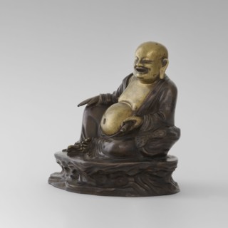 Monk Budai Laughing Buddha, gift, Chinese art; Chinese culture; Qing dynasty 1644–1911; Buddhist