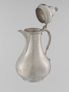Teapot with a lid, creator unknown, Islamic art, Turkish, Ottoman dynasty 1299–1922, beverages,
