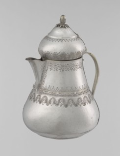 Teapot, 19th century, Turkey; Islamic art, Turkish, Ottoman dynasty 1299–1922; teapot vessel,