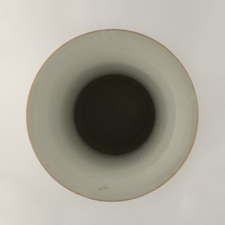 Cylindrical vase of the horn type, Chinese, Qing dynasty Kangxi period, 1662–1722, colored