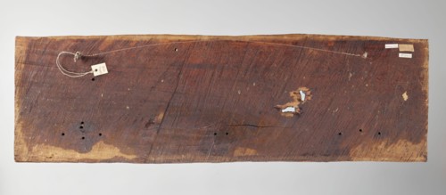 Decorative panel. Wooden panel, originally most likely a decorative element, part of home furniture