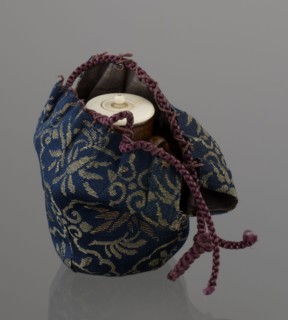 Tea canister chaire of the mimitsuki type, Seto; Japanese, Edo 1603–1868 / Meiji 1868–1912, 19th