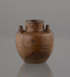 Tea canister chaire of the mimitsuki type, Japanese, Edo 1603–1868–Meiji 1868–1912, 19th century.