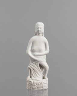 Adam figurine, Chinese, 17th/18th century. Sculpture of a half-naked Adam Biblical, male figurine;