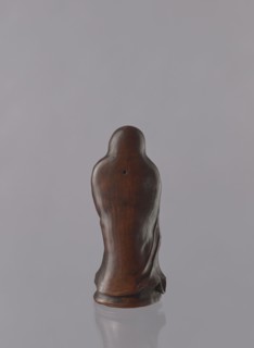 Daruma, Japanese, Meiji period 1868–1912. Ceramic figurine depicting Daruma Bodhidharma as a male