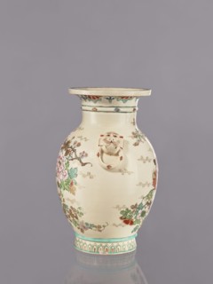 Vase, flowers, satsuma, Japanese art, vases, Japanese culture, ceramics, cracklework decoration,