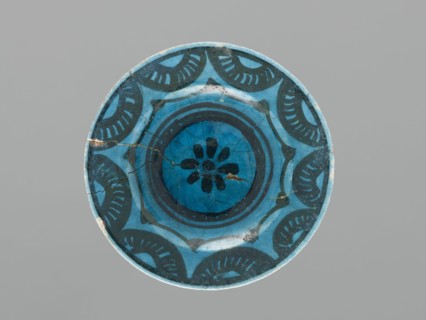 Plate, Islamic art, Persian culture, ceramics, plate/saucer, Caucasus, geometric motifs,