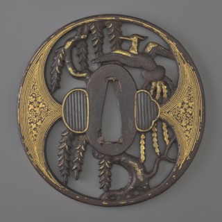 Crossguard tsuba, Japanese, Edo period 1603–1868, early 18th century, weapons — katana crossguard