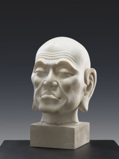 Head of Luohan, unknown sculptor, Chinese art, Chinese, Qing 1644–1911, Chinese Buddhism, arhat,