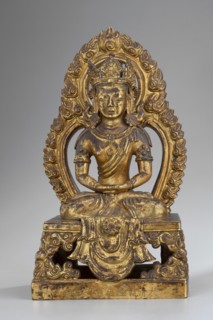 Amitayus, Tibetan Buddhist Sino-Tibetan style, Qing dynasty 1644–1911. Buddha of Infinite Life