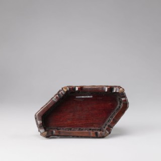 Buddhist deity on a buffalo on a base; figurine; Chinese; Chinese Buddhism; lotus iconography; Qing
